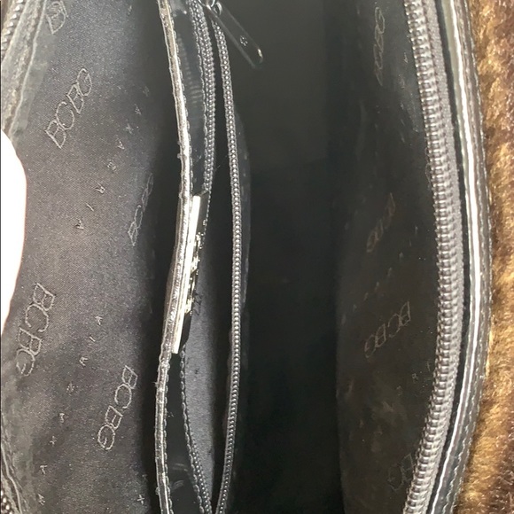 BCBGMaxAzria Brown & Black Faux Fur Purse - Picture 11 of 16